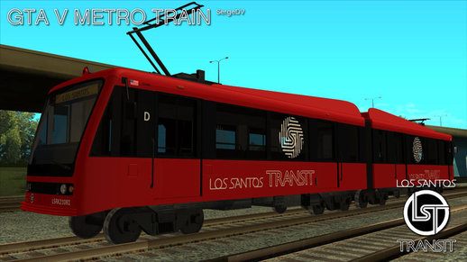 GTA V Metro Train (colorable edition)