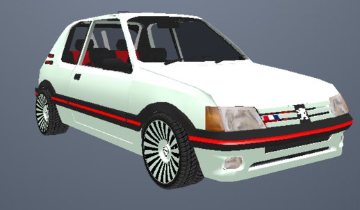 Peugeot 205GTI with boso