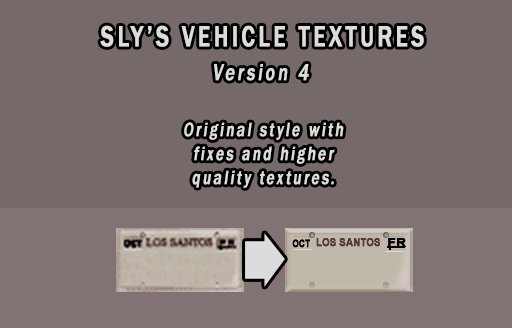 Sly's Vehicle Textures V4
