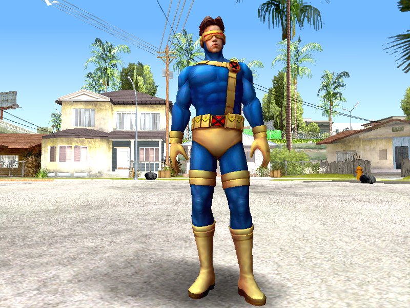 Download Cyclops from Marvel Strike Force for GTA San Andreas (iOS, Android)