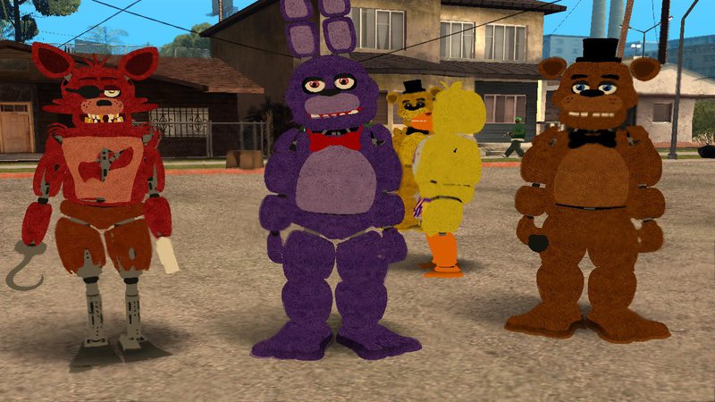 FIVE NIGHTS AT FREDDY'S MOD: FREDDY FAZBEAR - GTA V PC MOD 