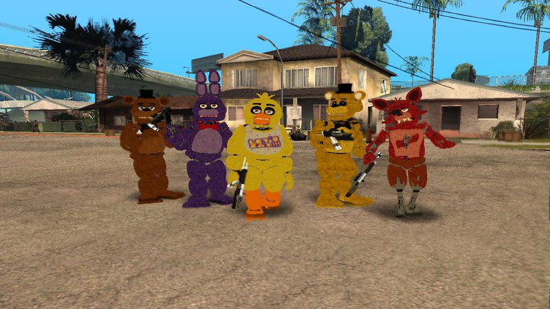 GTA San Andreas Five Night's At Freddy's Mod Mod 