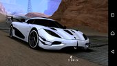 Koenigsegg One 2014 (no Txd) For Android