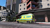 Portuguese Firefighters, INEM, PEM'S, Red Cross Ambulance - Mercedes Sprinter [Replace] v3.0