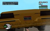 New Licenseplates for GTA SA