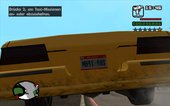 New Licenseplates for GTA SA