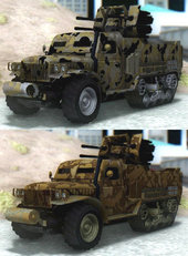 GTA V Bravado Half-Track Quad-Cannon