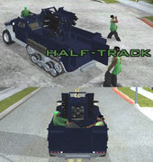 GTA V Bravado Half-Track Quad-Cannon