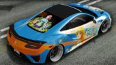 Itasha Nami for 2017 Acura NSX Stance