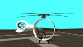 Helicopter Futuristic only Dff