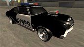 1970 Chevrolet Chevelle SS Police LVPD