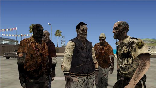 Zumbis Estilo Cartoon Do Jogo The Walking Dead