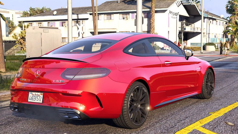 Gta 5 2016 Mercedes C63 Amg S Coupe Add On Replace