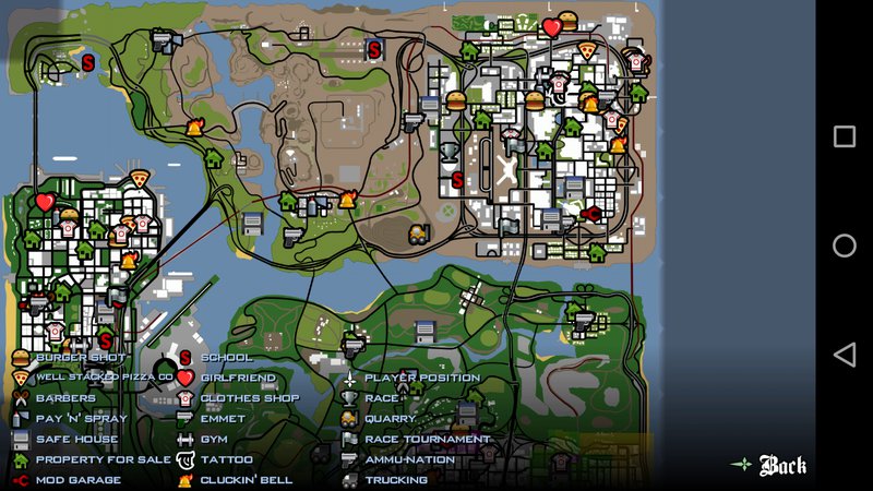 GTA San Andreas 87.17% Savegame+Mission:End of the line for Mobile Mod