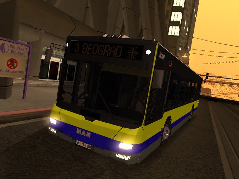 lion beograd mapa GTA San Andreas MAN Lion's City GSP BEOGRAD Mod   GTAinside.com lion beograd mapa