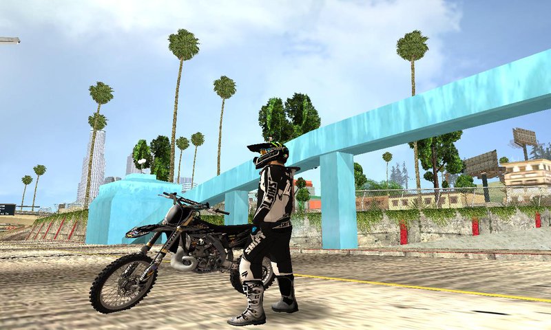 Yamaha YZF-250 Motocross para GTA San Andreas