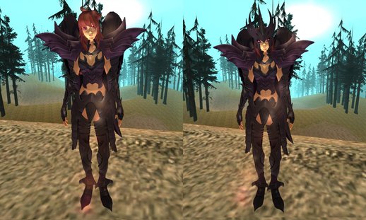 Harpy Female Skin from Saint Seiya Online 