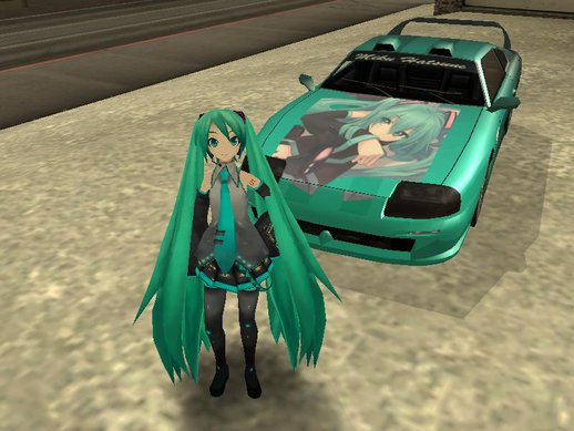 Miku Hatsune Jester Car