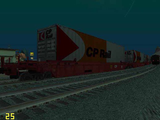 Flatcar Container CP Rail