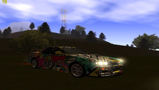 New Paintjob for Tunable R34 Skyline