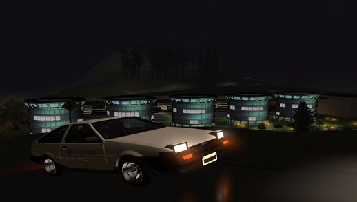 Non Carbon Hood of AE86 (Paintjob)