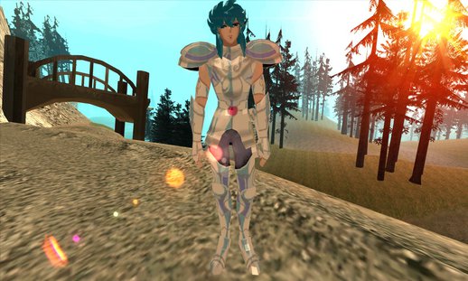 Lyra Orpheus Skin From Saint Seiya The Hades PS2 