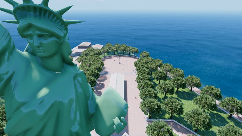 GTA 5 Populated Statue Of Liberty Mod - GTAinside.com
