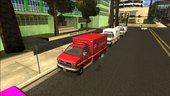 Ambulan GTA V - Adapted GTA SA (4 versions in one[paintjob])