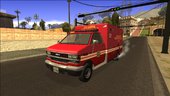 Ambulan GTA V - Adapted GTA SA (4 versions in one[paintjob])