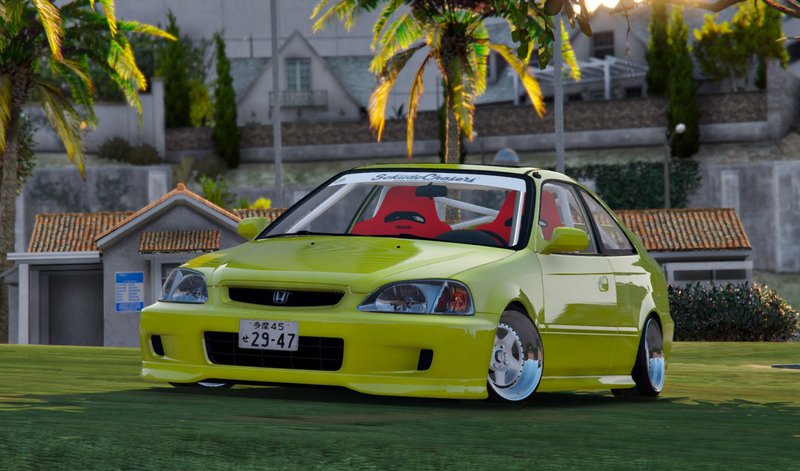 Gta 5 Honda Civic Em1 Coupe Si Replace Mod Gtainside Com