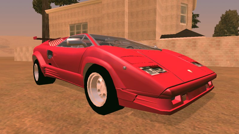 Gta San Andreas Lamborghini Countach For Android Dff Only Mod Gtainside Com