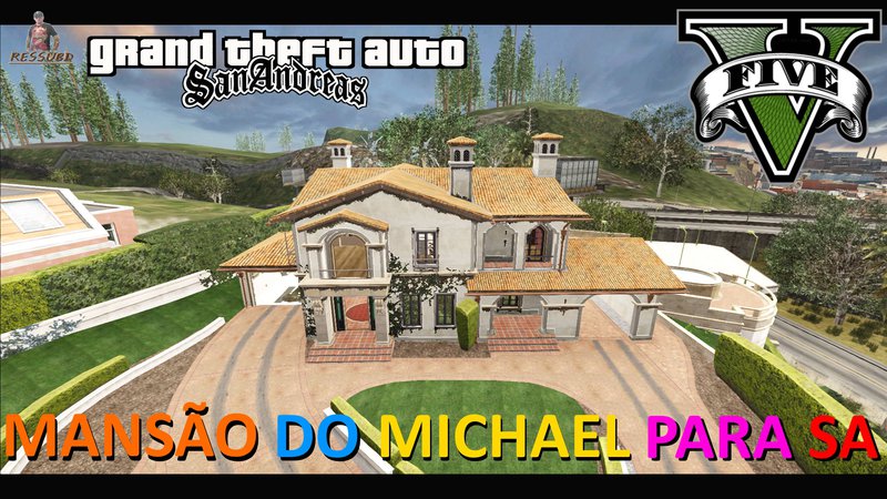 GTA San Andreas Mansão do Michael de GTA V Mansion Mod 