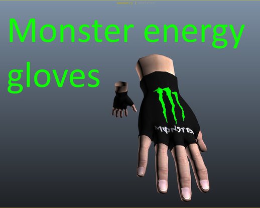 Monster Energy Gloves (HD)
