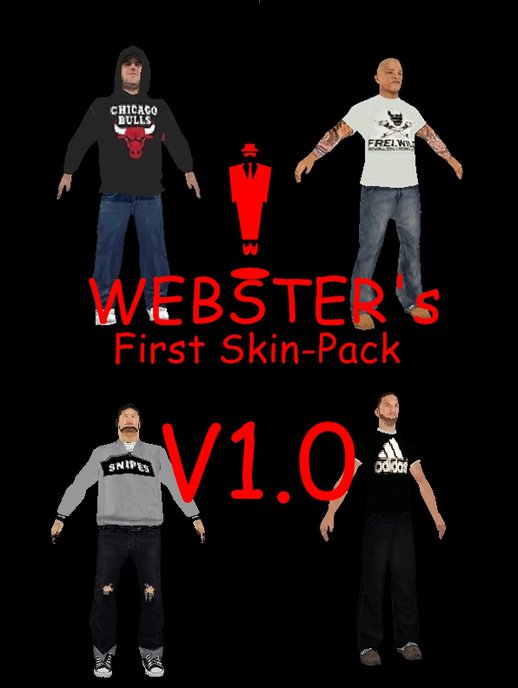 Webster's First Skin Pack
