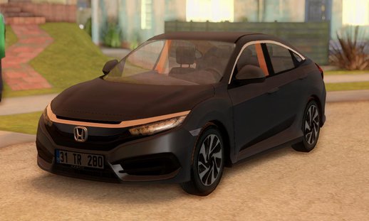 Honda Civic FC5 [Low Poly]