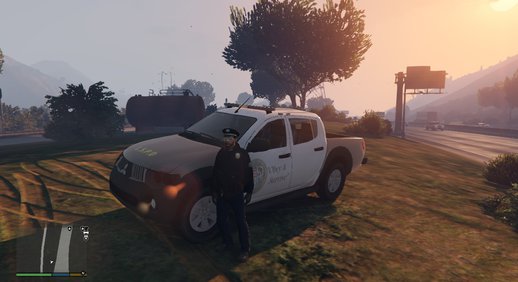 Mitsubishi L200 - LSPD (Lore Friendly) Police car 