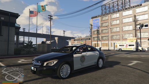 Mercedes CLA45 AMG sedan LSPD (Lore Friendly) Police Car