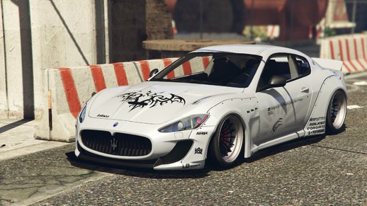 2013 Maserati GranTurismo MC Stradale Liberty Walk [Add-On | Template | Liveries | Custom Rims]