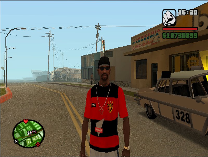 roupas de times de futebol para GTA san andreas - via gta