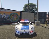 Polish Police Lamborghini Aventador Texture 4K