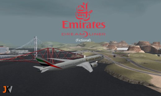 Boeing 787-8 Emirates Fictional