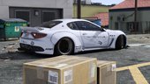 2013 Maserati GranTurismo MC Stradale Liberty Walk [Add-On | Template | Liveries | Custom Rims]