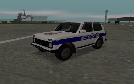 Lada Niva Serbian Traffic police