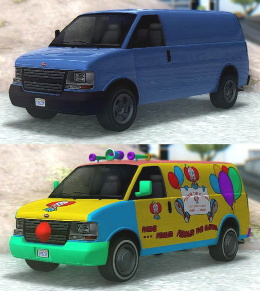 GTA V Vapid Speedo & Clown Van