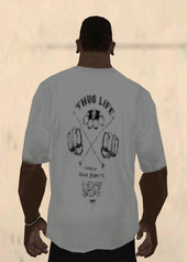 Thug Life Streetfight T-shirt White