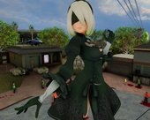 Statue NieR: Automata 2B 