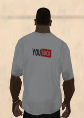 You Suck YT Style T-Shirt White