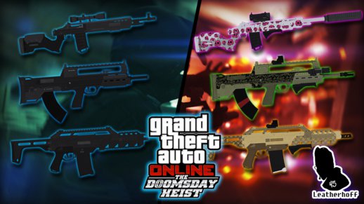 The Doomsday Heist DLC Weapon Pack