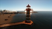 Lighthouse With Interior And Reflector