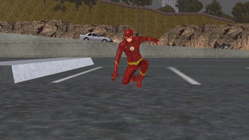 Download The Flash superpower mod for GTA San Andreas (iOS, Android)